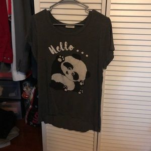 Hello/Goodbye panda t-shirt